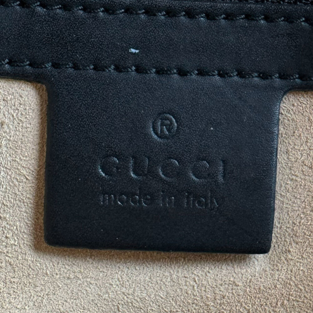GUCCI Black Canvas Backpack - Picture 14 of 15